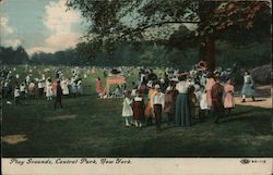 Play Grounds, Central Park New York, NY Postcard Postcard Postcard