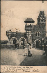 The Observatory, Central Park Postcard