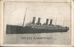 USS Agamemnon Ships Postcard Postcard Postcard