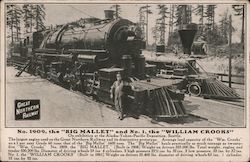 No. 1909,the "Big Mallet" and No. 1 the "William Crooks" Postcard