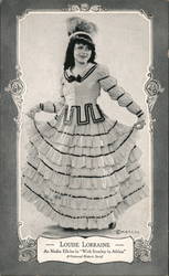 Louise Lorraine - As nadie Elkins Women Postcard Postcard Postcard