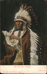 Tall Man Dan Sioux Native Americana Postcard Postcard Postcard