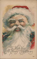 To Wish you a Merry Christmas Postcard