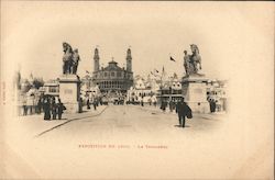 Exposition de 1900 - Le Trocaderio 1900 Paris Exposition Postcard Postcard Postcard