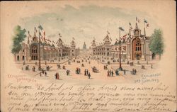 Exposition Universeille 1900 - Esplanade des Invalides Postcard