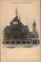 Exposition Universelle 1900 - La Norvege Postcard