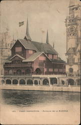 Norwegian Pavilion Paris Exposition Postcard