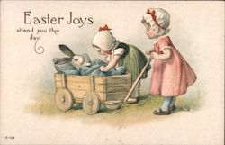 Easter Joys - Attend You This Day With Children Postcard Postcard Postcard