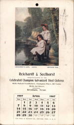 Celebrated Champion Galvanized Steel Cisterns Postcard