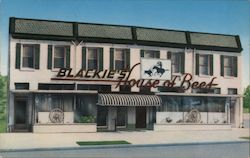 Blackie's House of Beef Postcard