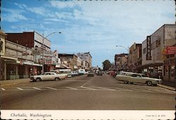 Street Scene Chehalis, WA Postcard Postcard Postcard