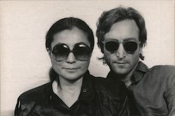 John Lennon and Yoko Ono Postcard