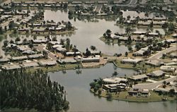 Bird's Eye View of Sun City Center Inn Florida Postcard Postcard Postcard