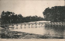 Bridge Leading to Horse Shoe Park Wahpeton, ND Postcard Postcard Postcard