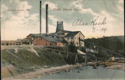 Carney's Lumber Mill Owen Sound, Canada Misc. Canada Postcard Postcard Postcard