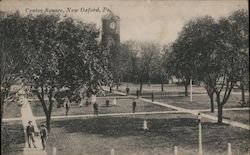 Center Square New Oxford, PA Postcard Postcard Postcard