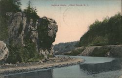 Profile Rock Little Falls, NY Postcard Postcard Postcard