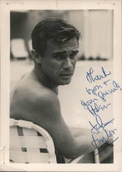 Autographed Photo of Actor John Lupton Actors Original Photograph Original Photograph Original Photograph