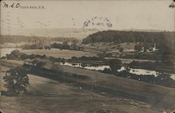 scene overlooking Little Falls, NY New York Postcard Postcard Postcard