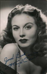 Hazel Court Photo, Autographed Actresses Postcard Postcard Postcard