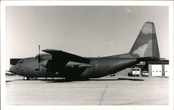 Large Military Cargo Plane Postcard