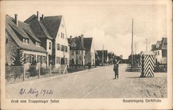 Greetings from the troop camp Zossen - Main entrance York Street Germany Postcard Postcard Postcard