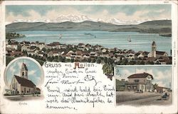 Gruss aus Meilen Switzerland Postcard Postcard Postcard