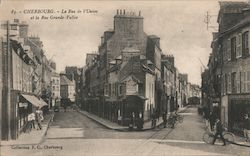 Rue de l´Union et rue Grande Vallée Cherbourg, France Postcard Postcard Postcard