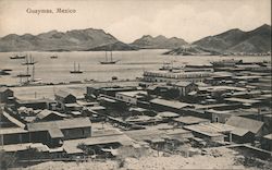 Guaymas with Bay View Mexico Postcard Postcard Postcard