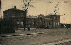 Railway Station Bohain, France Postcard Postcard Postcard