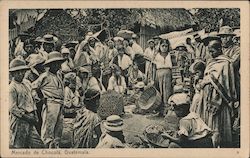 Chocolate Market Guatemala Central America Postcard Postcard Postcard