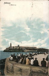 Malecon esplanade in Havana Cuba Postcard Postcard Postcard