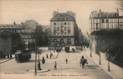 Place des Portes - Entrée de la Ville Brest, France Postcard Postcard Postcard