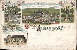 Multiple Locations - Gruss Aus Albendorf Germany Postcard Postcard Postcard