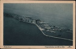 Areal View of Helgoland Island Germany Postcard Postcard Postcard