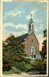 Help Of Christians Chaplelat Holy Hill Holy Hill National Shrine of Mary, WI Postcard Postcard