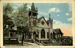 Bethany United Evangelical Church Lehighton, PA Postcard Postcard