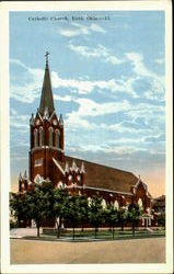 Catholic Church Enid, OK Postcard Postcard