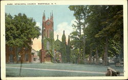 Park Episcopal Church Westfield, NY Postcard Postcard