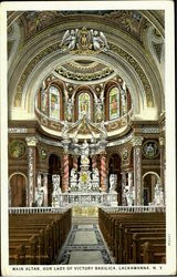 Main Alter, Our Lady of Victoria Basilica Postcard