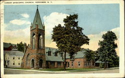 Christ Episcopal Church Herkimer, NY Postcard Postcard