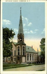 Methodist Church Cambridge, NY Postcard Postcard