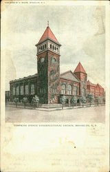 Tompkins Avenue Congregational Church Brooklyn, NY Postcard Postcard