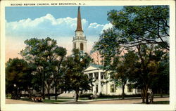 Second Reformed Church New Brunswick, NJ Postcard Postcard