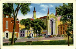 Norte Dame Church Postcard