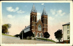 St. Anne'S S.R.C. Church Worcester, MA Postcard Postcard