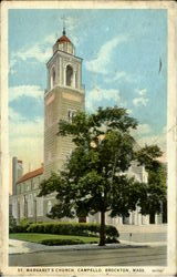 St. Margaret'S Church, Campello Brockton, MA Postcard Postcard