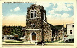 United Bapist Church Postcard