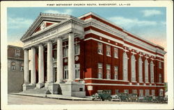 First Methodist Church South Shreveport, LA Postcard Postcard