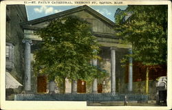 St. Paul's Cathedral, Tremont St. Postcard